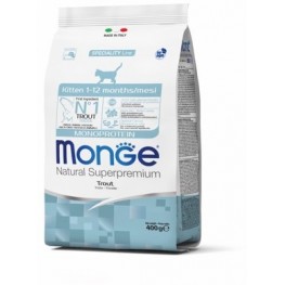 Monge Cat Monoprotein корм для котят с форелью 0,4кг